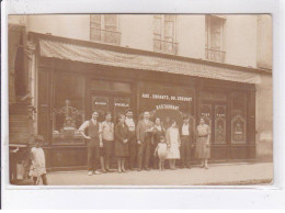 COURBEVOIE: Restaurant "aux Enfants Du Creusot" - Très Bon état - Sonstige & Ohne Zuordnung