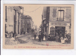 JUVISY-sur-ORGE: Rue De Draveil Après Les Inondations De 1910 - état - Juvisy-sur-Orge