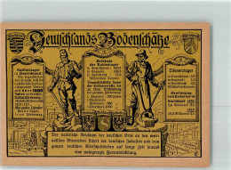 13948006 - Deutschlands Bodenschaetze Lager Kohle Eisenerz Kalifalz Wappen Schmied Sign.CF - Oorlog 1914-18