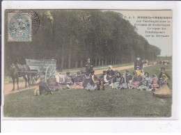 MESNIL-CARRIERES: Les Vendanges Sous La Terrasse De Saint-germain - Très Bon état - Andere & Zonder Classificatie