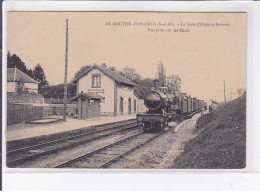 LE MOUTIER-D'ORGERUS: La Gare Vue Prise Sur Les Quais - Très Bon état - Sonstige & Ohne Zuordnung