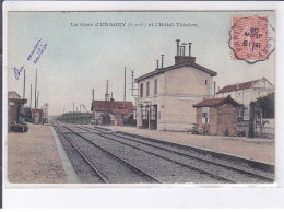 ERAGNY: La Gare Et L'hôtel Thirion - Très Bon état - Other & Unclassified