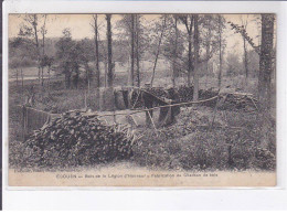 ECOUEN: Bois De La Légion D'honneur Fabrication Du Charbon De Bois - Très Bon état - Ecouen