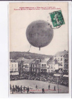 VIMOUTIERS: Fête Des 3 Et 4 Août 1912 Place Du Marché Le Départ Du Ballon - Très Bon état - Vimoutiers