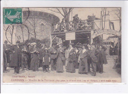 SANNOIS: Moulin De La Terrasse (vue Prise Le 17 Avril 1912 Jour De L'éclipse) - état - Sannois