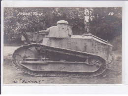 MILITAIRE: Tank, Tank, Carte Photo, Char Renault, Franz Tank - Très Bon état - Oorlog 1914-18