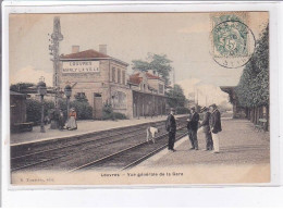 LOUVRES: Vue Générale De La Gare - Très Bon état - Autres & Non Classés