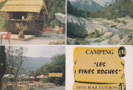 KO 27-(06) ROQUESTERON - CAMPING " LES FINES ROCHES " - MULTIVUES - Andere & Zonder Classificatie