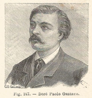 Paul Gustave Doré - Incisione Antica Del 1925 - Engraving - Estampas & Grabados