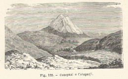 Cotopaji - Incisione Antica Del 1925 - Engraving - Prints & Engravings