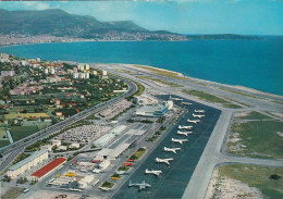 KO 27-(06) AEROPORT  NICE COTE D'AZUR - VUE GENERALE AERIENNE  - Transport (air) - Airport