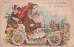 KO 27-(06) NICE 1907 - S. M. CARNAVAL XXXV AVEC Mme CARNAVAL - ILLUSTRATEUR - Carnevale