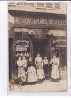 PARIS: Boutique De Parapluies Ombrelles, Articles De Voyage Toilés Cirés ROUSSEL, à Localiser - Très Bon état - Andere & Zonder Classificatie