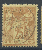 Lot N°82877   N°92, Oblitéré Cachet à Date De PARIS (RUE CAMBON) - 1876-1898 Sage (Type II)