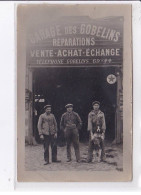 PARIS 13ème: 1 Boulevard Arago, Carte Photo Du Garage Des Gobelins  - Très Bon état - Other & Unclassified