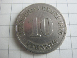 Germany 10 Pfennig 1875 E - 10 Pfennig