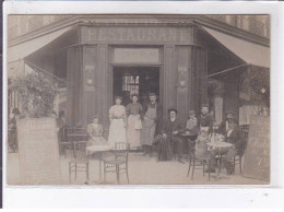 MAISON-ALFORT: Carte Photo Du Restaurant "à L'Ami Po-Po"- Très Bon état - Maisons Alfort