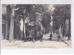 VITRY-sur-SEINE: Avenue De La République, Tramway - Très Bon état - Vitry Sur Seine