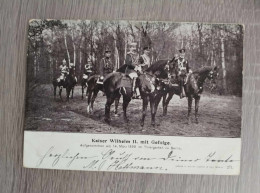Kaiser Wilhelm 2 Im Thiergarten : Poststempel Jahr 1899 - Familles Royales