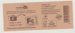 France Carnet N° 851-C12 **, Mon Timbramoi - Sonstige & Ohne Zuordnung