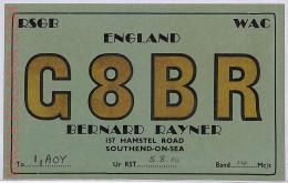 Ad9137 - GREAT BRITAIN - RADIO FREQUENCY CARD - England - 1950 - Radio