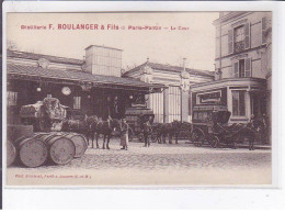 PANTIN: Distillerie F. Boulanger Et Fils, La Cour, Paris-patin - Très Bon état - Pantin