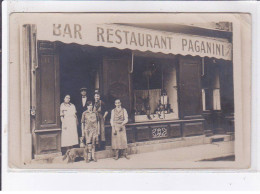 NICE: Bar Restaurant Paganini - état - Andere & Zonder Classificatie