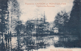 KO 29-(07) VIDALON LES ANNONAY - PAPETERIE CANSON ET MONTGOLFIER  - MAISON DES DIRECTEURS ET BUREAUX - Annonay