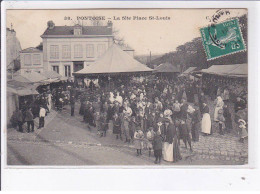 PONTOISE: La Fête Place Saint-louis, Manège - Très Bon état - Pontoise