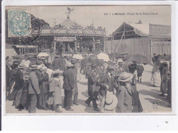 LIMOGES: Place De La République, Manège - Très Bon état - Limoges