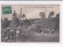 OINVILLE - Environs De Meulan - Battage Du Blé - Très Bon état - Sonstige & Ohne Zuordnung