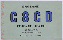 Ad9138 - GREAT BRITAIN - RADIO FREQUENCY CARD - England - 1950 - Radio