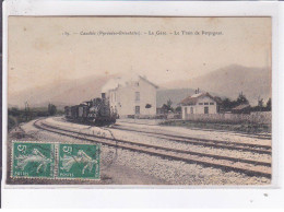 CUADIES: La Gare, Le Train De Perpignan - Très Bon état - Andere & Zonder Classificatie