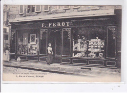DINAN: F. Perot 2 Rue De Cocherel (magasin De Haute Fantaisie Artistique) - Très Bon état - Dinan