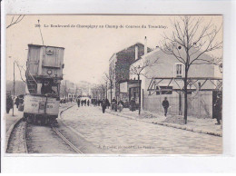 CHAMPIGNY: Le Boulevard De Champigny Au Champ De Courses Du Tremblay, Tramway - Très Bon état - Champigny Sur Marne