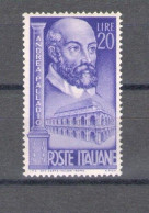 1949 Italia - Repubblica, Andrea Palladio 1 Valore N. 608 MNH** - Sonstige & Ohne Zuordnung