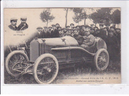 SOMME: Circuit De Picardie Grand Prix De L'A.C.F. 1913 Boillot Sur Voiture Peugeot - état - Other & Unclassified