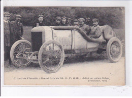 SOMME: Circuit De Picardie Grand Prix De L'A.C.F. 1913 Rablot Sur Voiture Delage L'hirondelle Paris - Très Bon état - Other & Unclassified