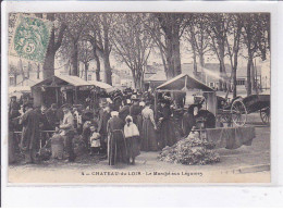 CHATEAU DU LOIR: Le Marché Aux Légumes - Très Bon état - Chateau Du Loir