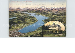 12589631 Pfannenstiel Staefa Hotel Kurhaus Hochwacht Station Egg Mit Zuerichsee  - Altri & Non Classificati