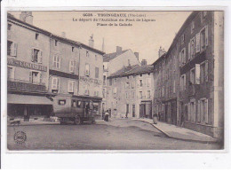 YSSINGEAUX: Le Départ De L'autobus Du Pont De Lignon Place De La Calade - Très Bon état - Yssingeaux