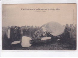 CROIX D'HINX: L'accident Mortel De Delagrange 4 Janvier 1910 - Très Bon état - Sonstige & Ohne Zuordnung