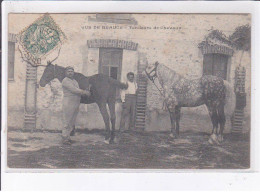 EURE ET LOIRE: Vue De Beauce, Tondeurs De Chevaux - Très Bon état - Autres & Non Classés