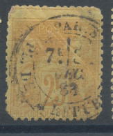 Lot N°82878   N°92, Oblitéré Cachet à Date De PARIS (PL DE LA REPUBLIQUE), Plis 2é Choix - 1876-1898 Sage (Tipo II)