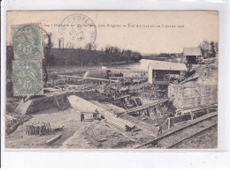 BERGERAC: Barrage De Tuillières état Des Travaux Au 3 Février 1906 - état - Bergerac