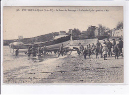 PORTRIEUX-SAINT-QUAY: Le Bateau De Sauvetage Le Chauchard Prêt à Prendre La Mer - Très Bon état - Autres & Non Classés