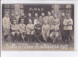 DINAN: Salle Gal. Pau Salésiens 1917, Militaire - Très Bon état - Dinan