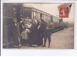 LA GARENNE-COLOMBES: Train En Gare - Très Bon état - La Garenne Colombes