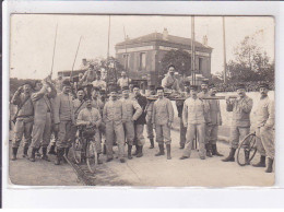 SURESNES: Tabac Café Du Champ De Courses, Militaire Télégraphiste - Très Bon état - Autres & Non Classés