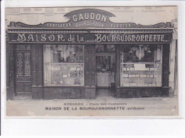 AUXERRE: Gaudon, Maison D Ela Bourguignonnette, Place Des Fontaines - état - Auxerre